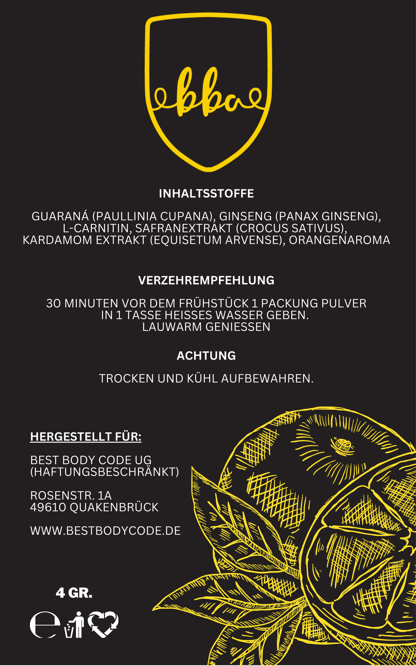 BEST BODY TEA  all-in-one (30 tage Packung)